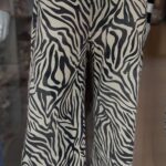 Pantalones Palazzo con Estampado de Cebra